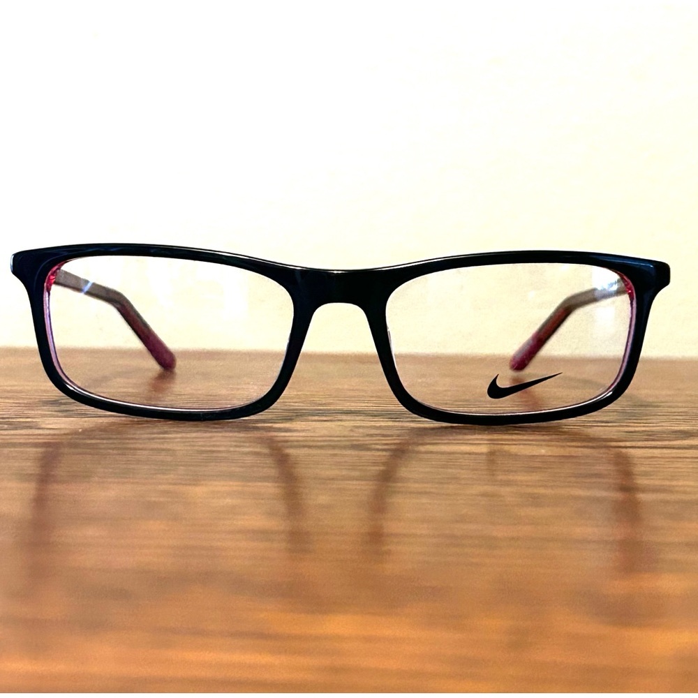 NIKE Youth Rectangular Full-Rim Plastic Eyeglass Frames Nike 5540